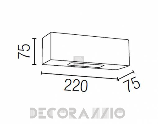 Светильник  настенный накладной (Бра) Faro 63174 - 63174