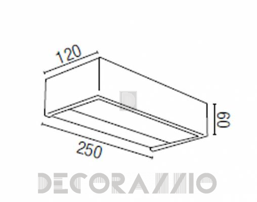 Светильник  настенный накладной (Бра) Faro 63186 - 63186