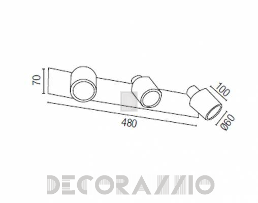 Светильник  потолочный накладной Faro 40849 - 40849