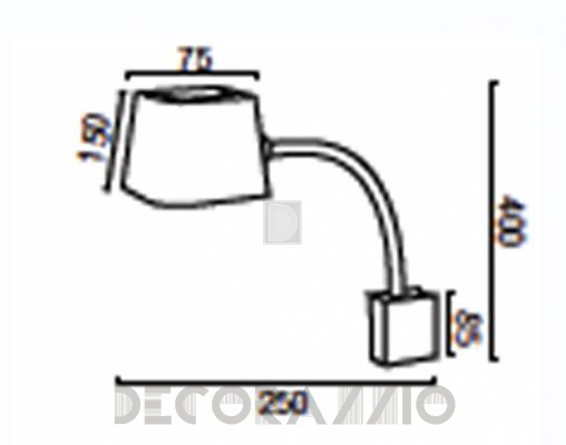 Светильник  настенный накладной (Бра) Faro 29931 - 29931