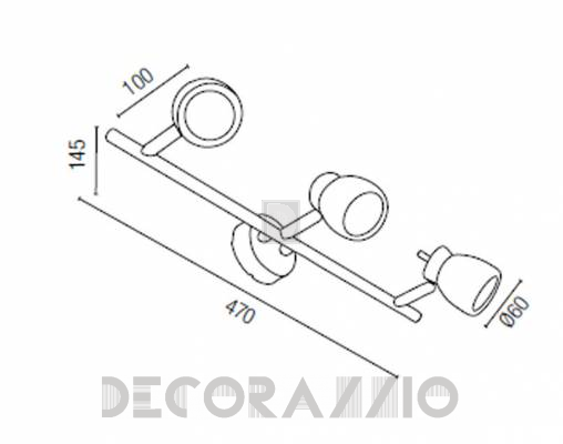 Светильник  потолочный накладной Faro 40882 - 40882