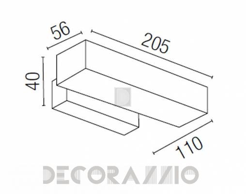 Светильник  настенный накладной (Бра) Faro 63212 - 63212