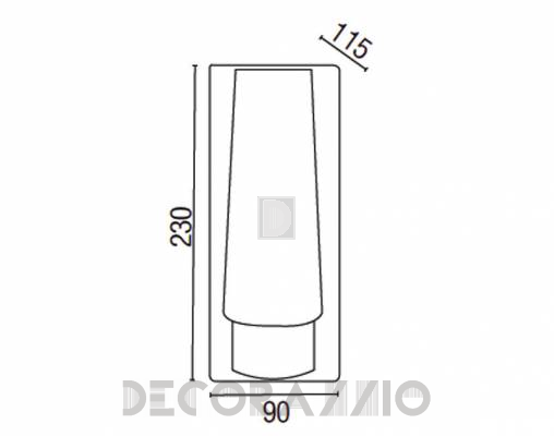 Светильник  настенный накладной (Бра) Faro 63322 - 63322