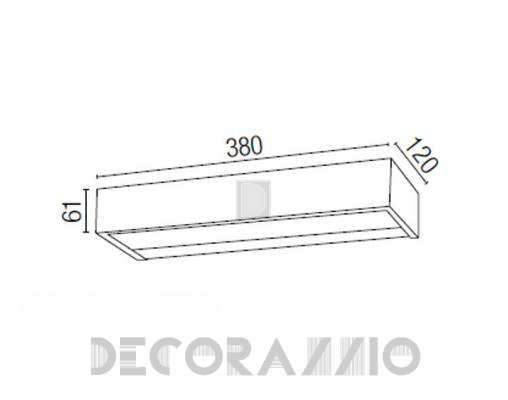 Светильник  настенный накладной (Бра) Faro 63202 - 63202