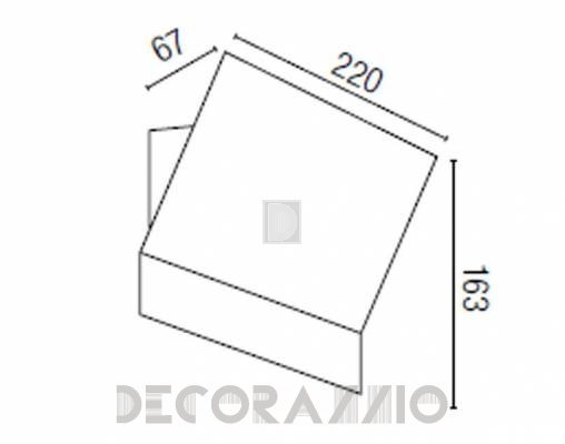 Светильник  настенный накладной (Бра) Faro 63211 - 63211