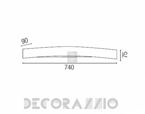 Светильник  настенный накладной (Бра) Faro 63105 - 63105