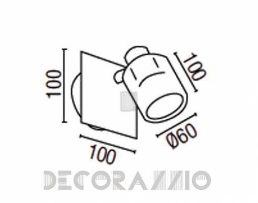 Светильник  потолочный накладной Faro 41004 - 41004