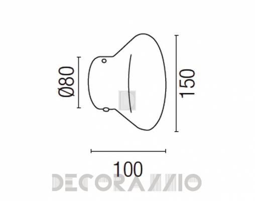 Светильник  настенный накладной (Бра) Faro 63144 - 63144