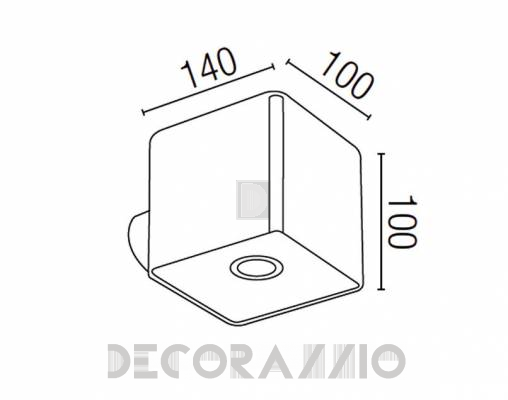 Светильник  настенный накладной Faro 70654 - 70654