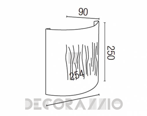 Светильник  настенный накладной (Бра) Faro 63166 - 63166