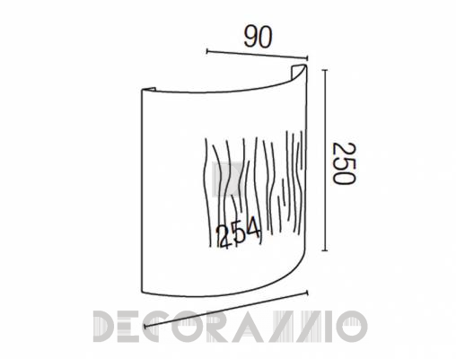 Светильник  настенный накладной (Бра) Faro 63166 - 63166