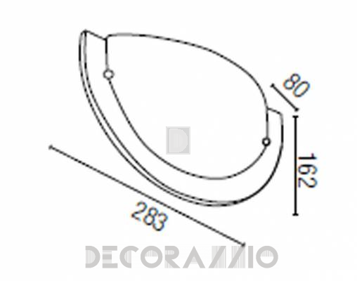 Светильник  настенный накладной (Бра) Faro 63027 - 63027