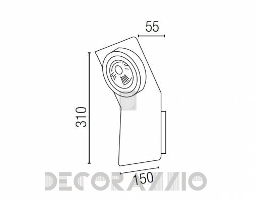 Светильник  настенный накладной (Бра) Faro 63221 - 63221