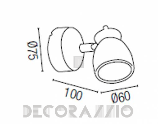 Светильник  потолочный накладной Faro 40884 - 40884