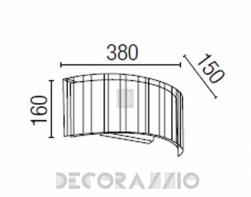 Светильник  настенный накладной (Бра) Faro 29310 - 29310