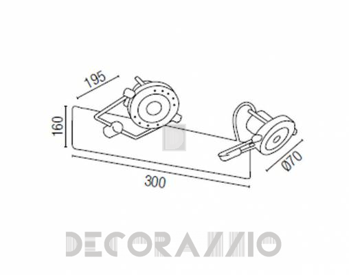 Светильник  потолочный накладной Faro 40797 - 40797