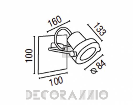 Светильник  потолочный накладной Faro 40791 - 40791