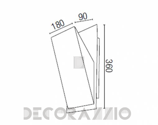 Светильник  настенный накладной (Бра) Faro 63167 - 63167