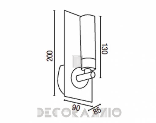 Светильник  настенный накладной (Бра) Faro 62977 - 62977