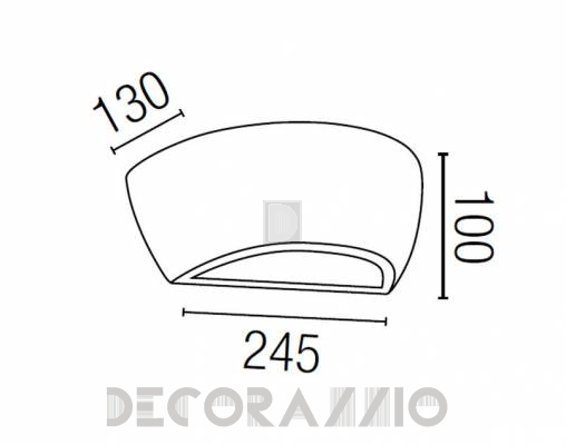 Светильник  настенный накладной (Бра) Faro 63173 - 63173