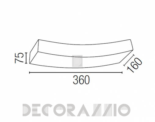 Светильник  настенный накладной (Бра) Faro 63178 - 63178