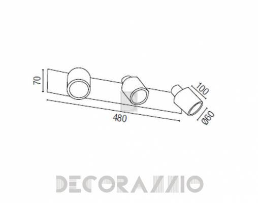 Светильник  потолочный накладной Faro 41006 - 41006