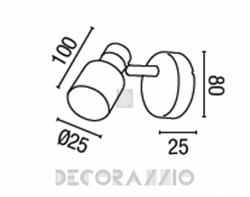 Светильник  потолочный накладной Faro 41015 - 41015