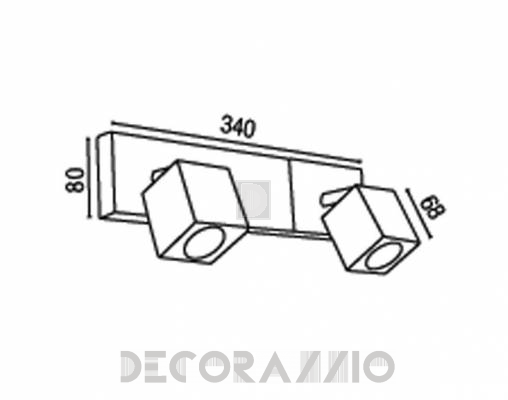 Светильник  потолочный накладной Faro 40939 - 40939