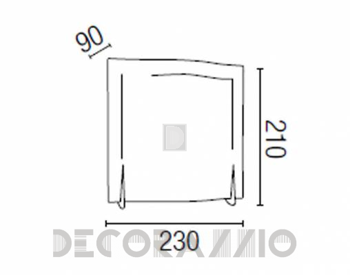 Светильник  настенный накладной (Бра) Faro 63064 - 63064