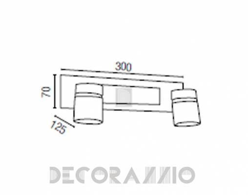 Светильник  потолочный накладной Faro 40907 - 40907