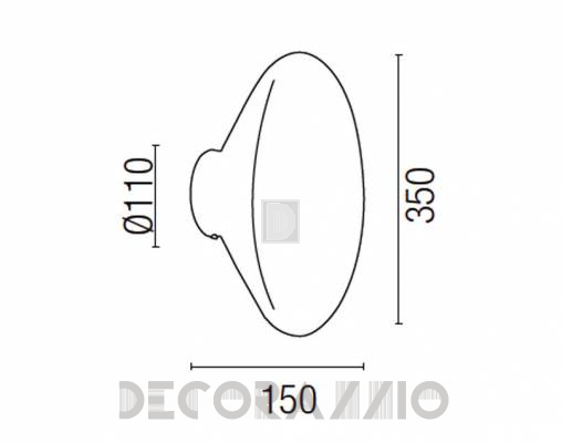 Светильник  настенный накладной (Бра) Faro 63143 - 63143