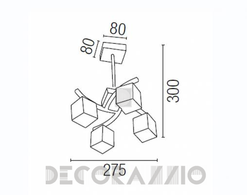 Светильник  потолочный подвесной (Люстра) Faro 68433 - 68433