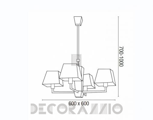 Светильник  потолочный подвесной (Люстра) Faro 67016 - 67016