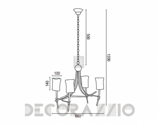 Светильник  потолочный подвесной (Люстра) Faro 66093 - 66093