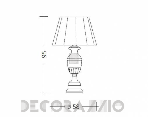 Светильник  настольный (Настольная лампа) Baga Patrizia Garganti CM. 506 - CM. 506