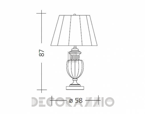 Светильник  настольный (Настольная лампа) Baga Patrizia Garganti CM. 520 - CM. 520