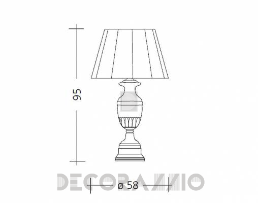 Светильник  настольный (Настольная лампа) Baga Patrizia Garganti CM. 530 - CM. 530