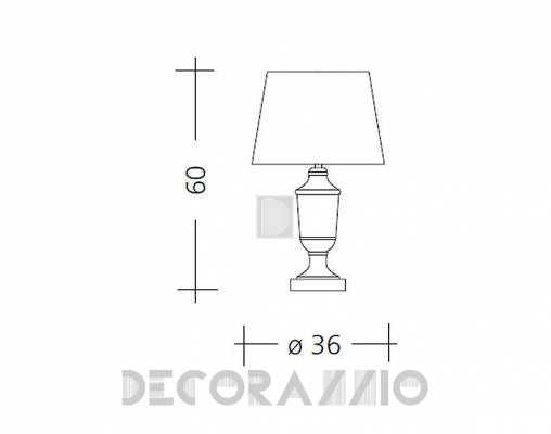 Светильник  настольный (Настольная лампа) Baga Patrizia Garganti CM. 526 - CM. 526