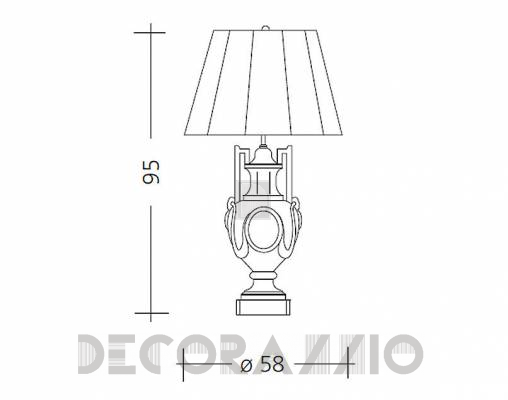 Светильник  настольный (Настольная лампа) Baga Patrizia Garganti CM. 509 - CM. 509