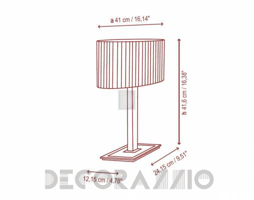 Светильник  настольный (Настольная лампа) Bover MEI OVAL-T - MEI OVAL-T