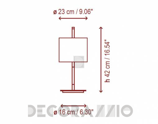 Светильник  настольный (Настольная лампа) Bover DANONA MINI - DANONA MINI