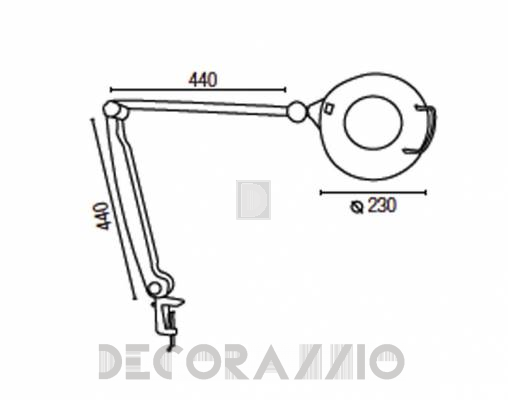 Светильник  настольный (Настольная лампа) Faro 50052 - 50052