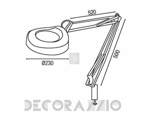 Светильник  настольный (Настольная лампа) Faro 50041 - 50041