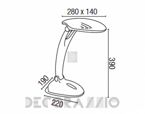 Светильник  настольный (Настольная лампа) Faro 52076 - 52076