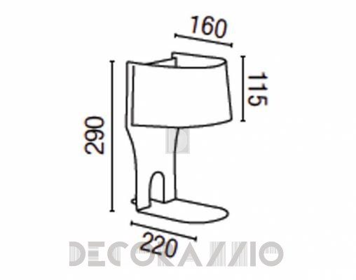 Светильник  настольный (Настольная лампа) Faro 68466 - 68466