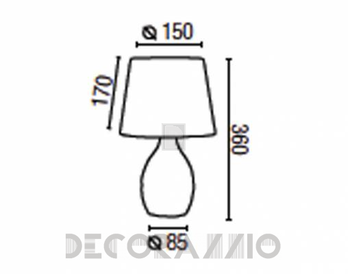 Светильник  настольный (Настольная лампа) Faro 68422 - 68422