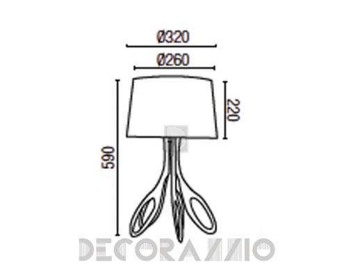 Светильник  настольный (Настольная лампа) Faro 68485 - 68485