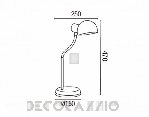 Светильник  настольный (Настольная лампа) Faro 51902 - 51902