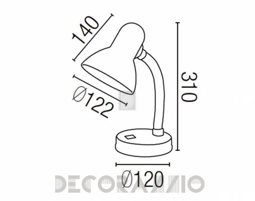 Светильник  настольный (Настольная лампа) Faro 52008 - 52008