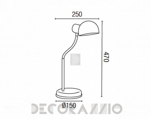 Светильник  настольный (Настольная лампа) Faro 51900 - 51900